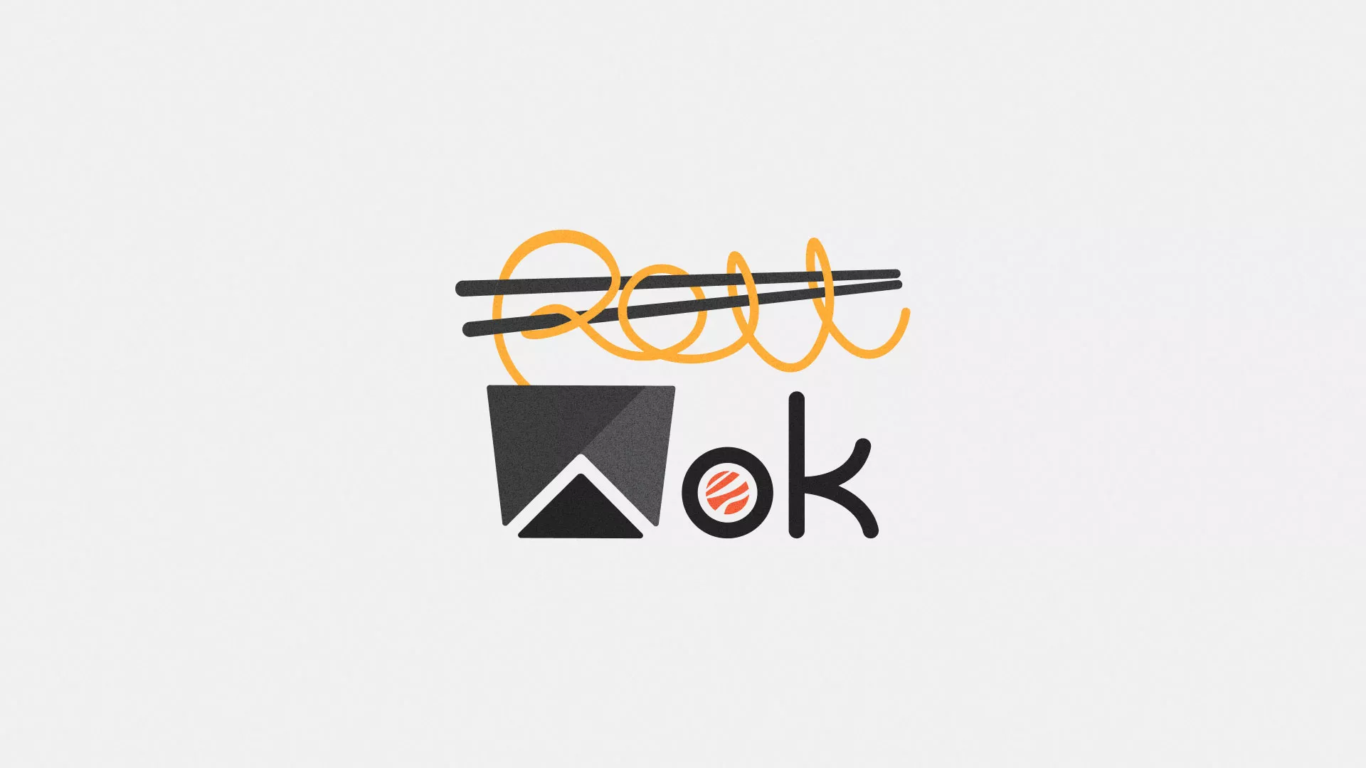 Разработка логотипа в Сафоново для суши-бара «Roll Wok Club» Разработка логотипа суши-бара «Roll Wok Club» в Сафоново