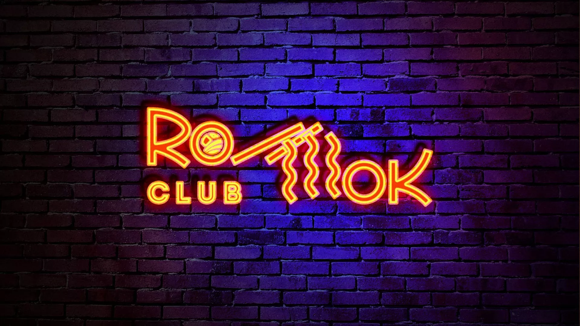 Разработка интерьерной вывески суши-бара «Roll Wok Club» в Сафоново